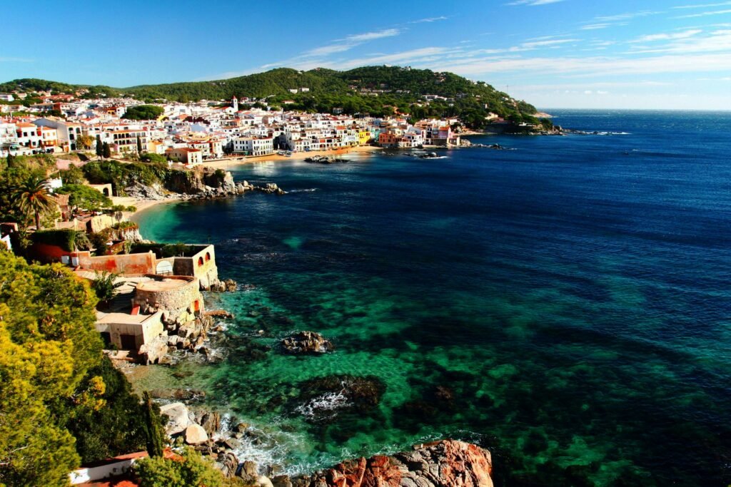 Scenic Costa Brava coastline boat trip experience during Spain coastal excursion