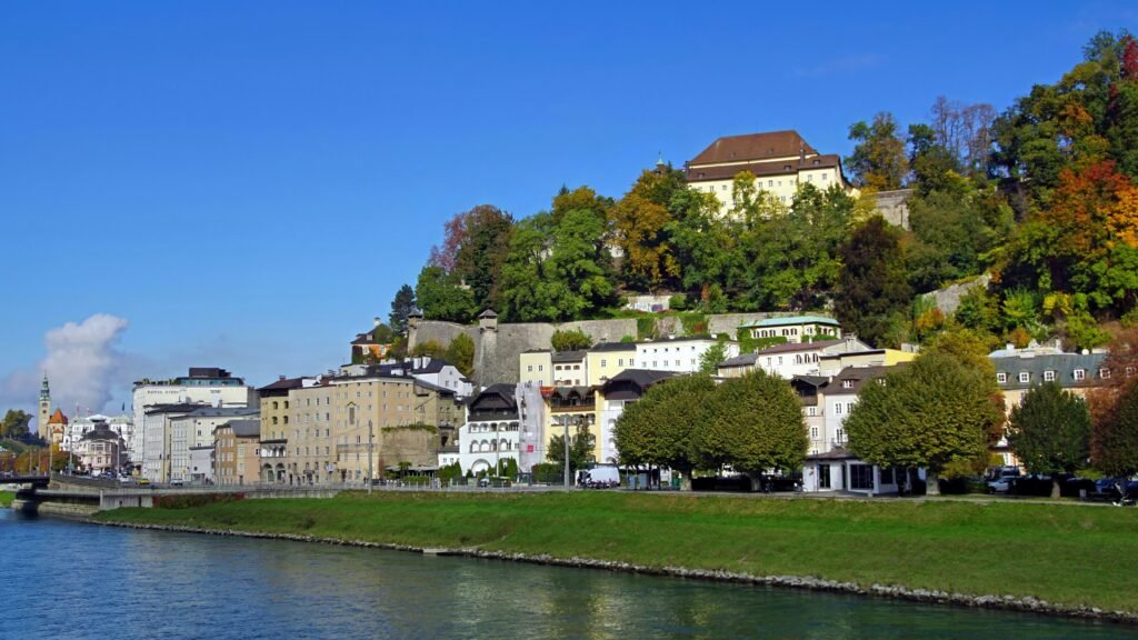 best things to do in Salzburg – historic streets and baroque buildings in Salzburg Old Town Austria